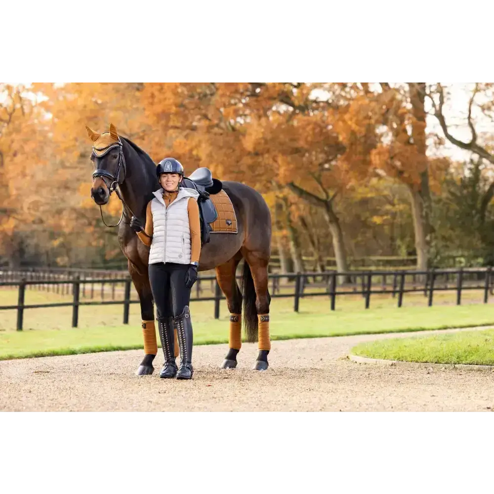 Lemieux Loire Classic Dressage Square Ginger-Dressage Saddle Pads-Lemieux-Small/Medium-Ginger-Horsey Shopping