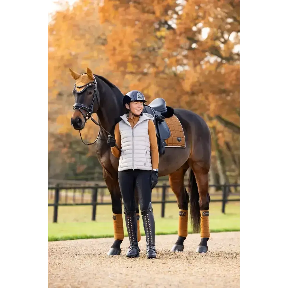 Lemieux Loire Classic Dressage Square Ginger-Dressage Saddle Pads-Lemieux-Small/Medium-Ginger-Horsey Shopping