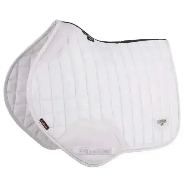 Lemieux Loire Memory Close Contact Square White-Saddle Pads-Lemieux-White-Large-Horsey Shopping