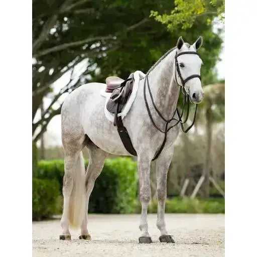 LeMieux Merino+ ProSorb Hunter Saddle Pad White/White Medium White/White Numnahs