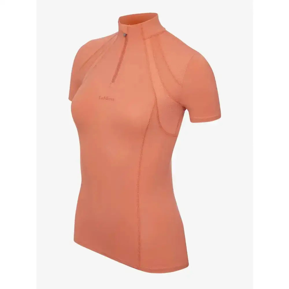 Lemieux Mia Mesh Short Sleeve Base Layer Apricot-Base Layers-Lemieux-16-Horsey Shopping