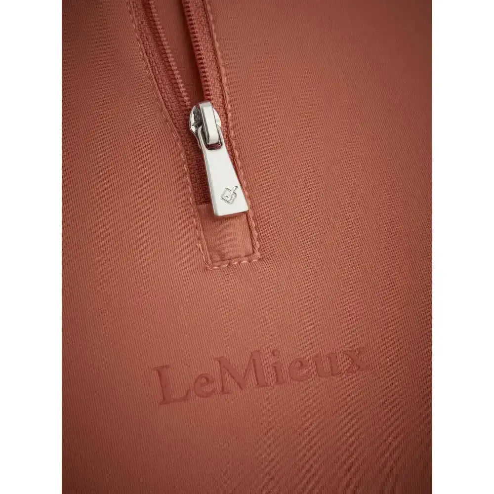 Lemieux Mia Mesh Short Sleeve Base Layer Apricot-Base Layers-Lemieux-16-Horsey Shopping