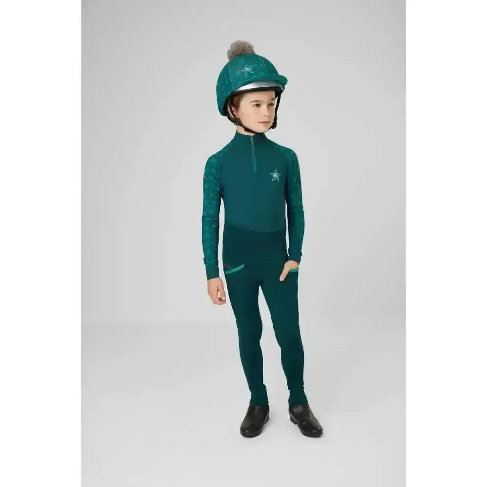 Lemieux Mini Base Layer Spruce-Base Layers-Lemieux-Spruce-3-4 Years-Horsey Shopping