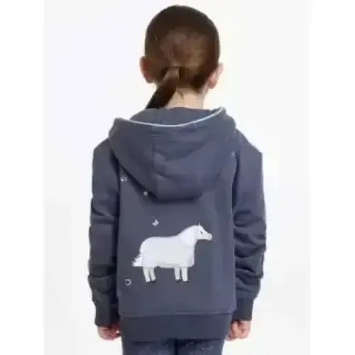 Lemieux Mini Charlie Zip Through Dusk Blue-Hoodies-Lemieux-Dusk Blue-3-4 years-Horsey Shopping