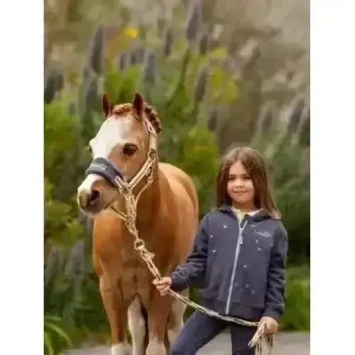 Lemieux Mini Charlie Zip Through Dusk Blue-Hoodies-Lemieux-Dusk Blue-3-4 years-Horsey Shopping