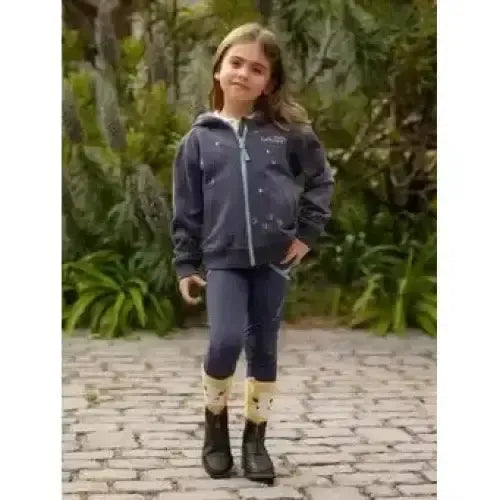 Lemieux Mini Charlie Zip Through Dusk Blue-Hoodies-Lemieux-Dusk Blue-3-4 years-Horsey Shopping