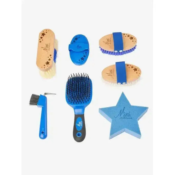 LeMieux Mini Grooming Set Benetton Blue One Size Benetton Blue Grooming Kits