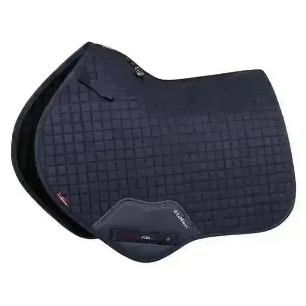 Lemieux Navy Prosport Suede Close Contact Square-Saddle Pads-Lemieux-Large-Horsey Shopping
