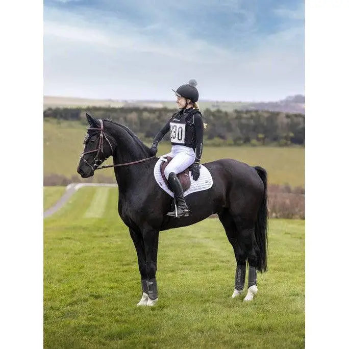 Lemieux Self-Cool Close Contact Square Arctic White-Saddle Pads-Lemieux-Large-White-Horsey Shopping