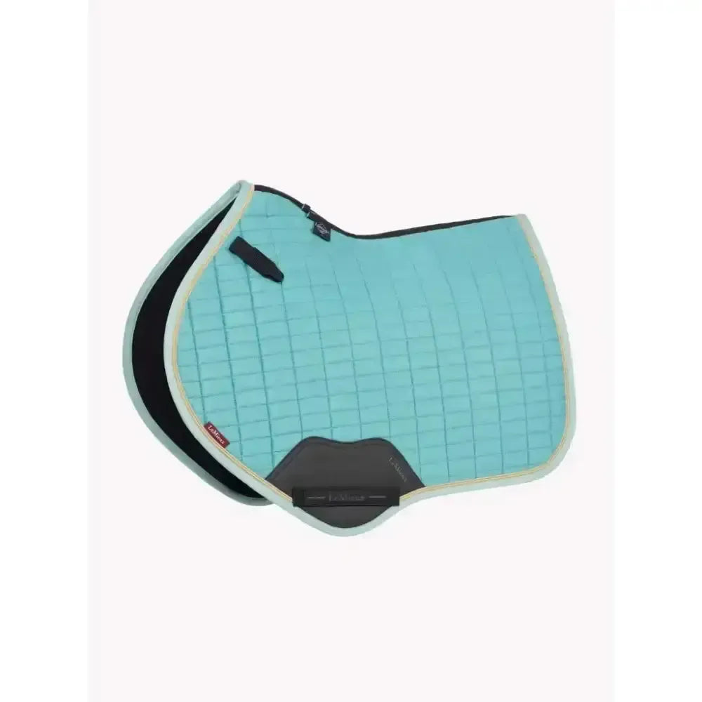 Lemieux Suede Close Contact Square Lagoon-Saddle Pads-Lemieux-Lagoon-Large-Horsey Shopping