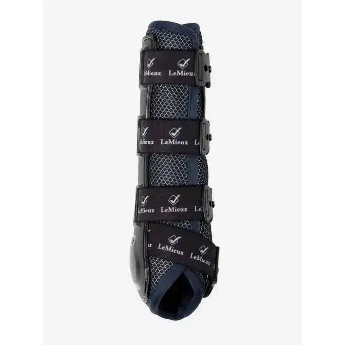 Lemieux Ultra Mesh Snug Boots Front Dark Navy-Tendon Boots-Lemieux-Medium-Dark Navy-Horsey Shopping