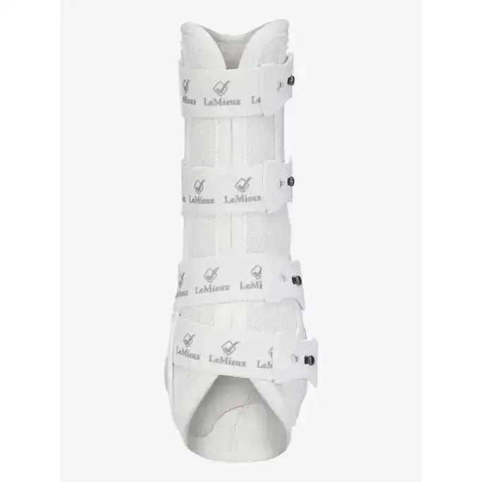 Lemieux Ultra Mesh Snug Boots Hind White-Tendon Boots-Lemieux-Medium-White-Horsey Shopping
