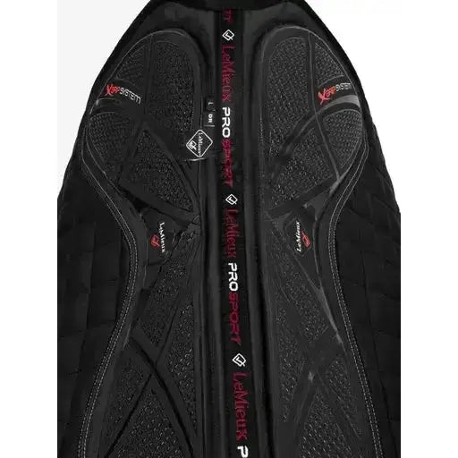 Lemieux X-Grip Twin Sided Dressage Square Black-Dressage Saddle Pads-Lemieux-Large-Black-Horsey Shopping