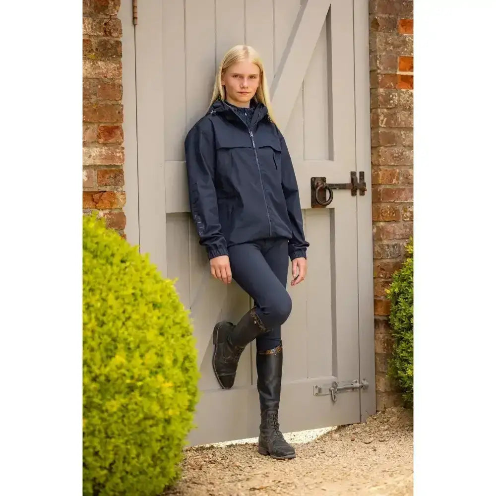 Lemieux Young Rider Dolcie Waterproof Jacket Navy-Outdoor Coats & Jackets-Lemieux-7-8 Years-Horsey Shopping