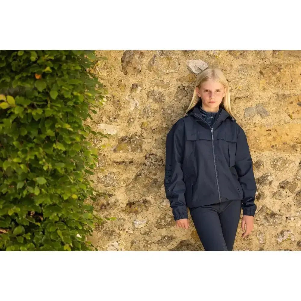 Lemieux Young Rider Dolcie Waterproof Jacket Navy-Outdoor Coats & Jackets-Lemieux-7-8 Years-Horsey Shopping