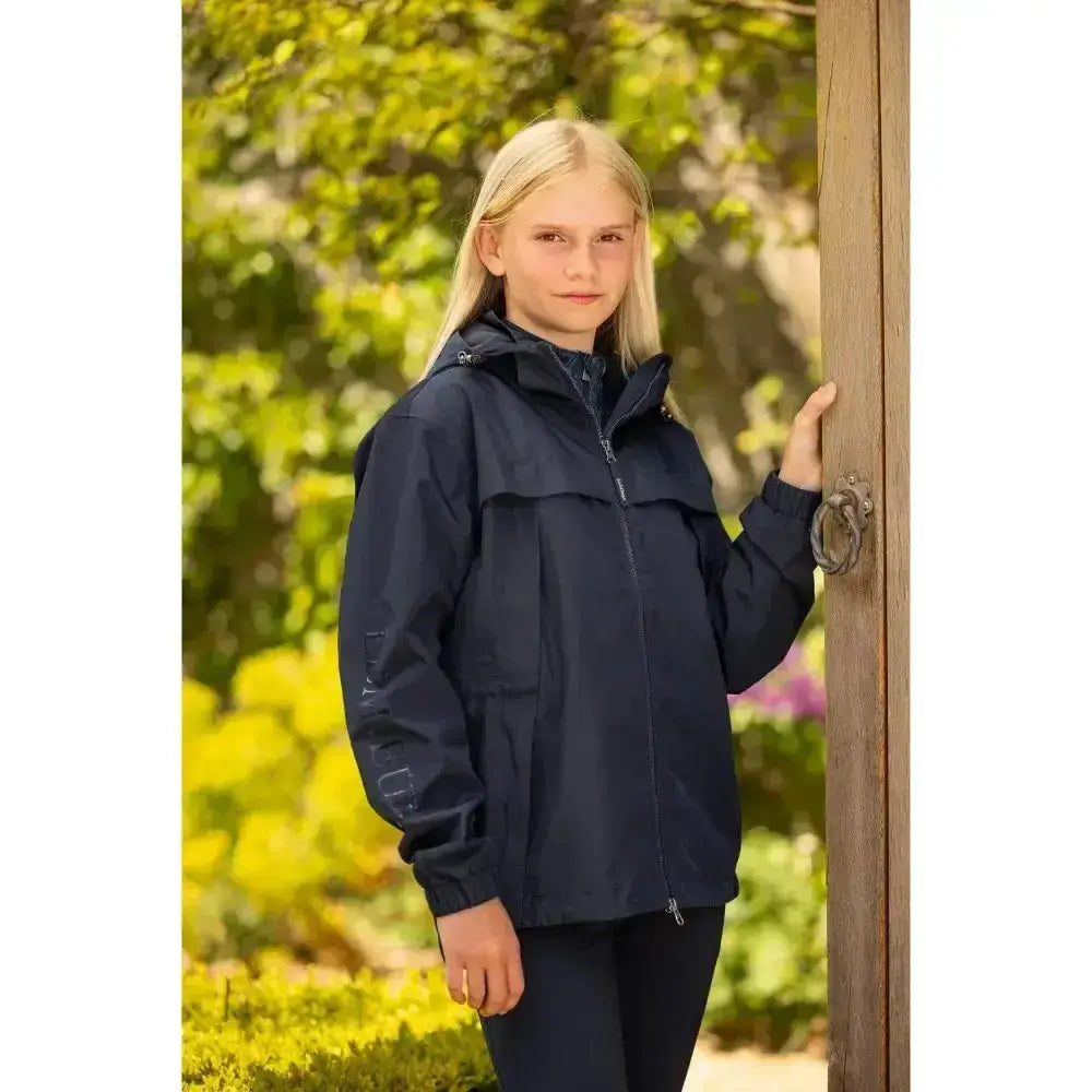 Lemieux Young Rider Dolcie Waterproof Jacket Navy-Outdoor Coats & Jackets-Lemieux-7-8 Years-Horsey Shopping