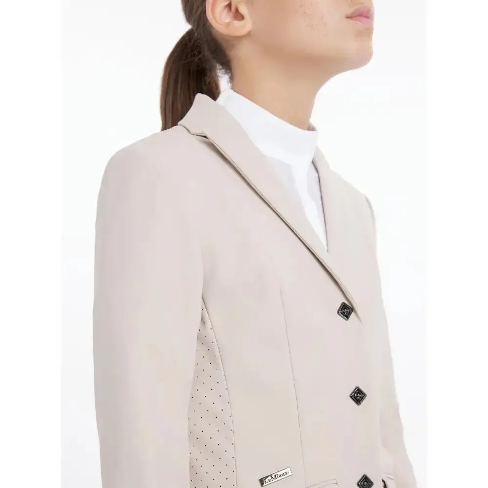 Lemieux Young Rider Kennedy Show Jacket Stone-Show Jackets-Lemieux-Stone-7-8 years-Horsey Shopping