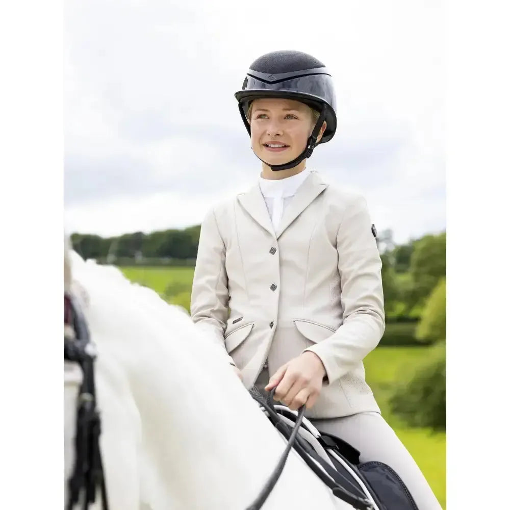 Lemieux Young Rider Kennedy Show Jacket Stone-Show Jackets-Lemieux-Stone-7-8 years-Horsey Shopping
