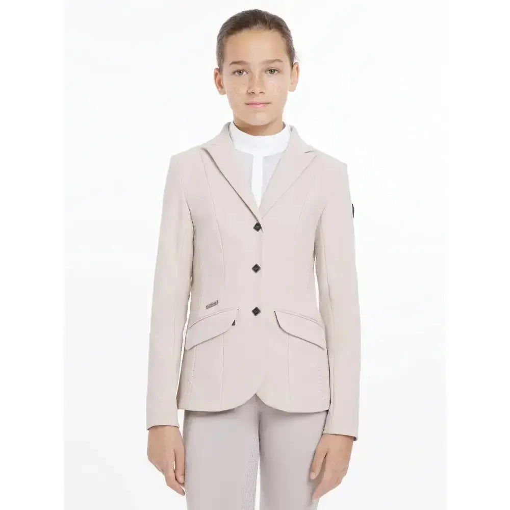 Lemieux Young Rider Kennedy Show Jacket Stone-Show Jackets-Lemieux-Stone-7-8 years-Horsey Shopping