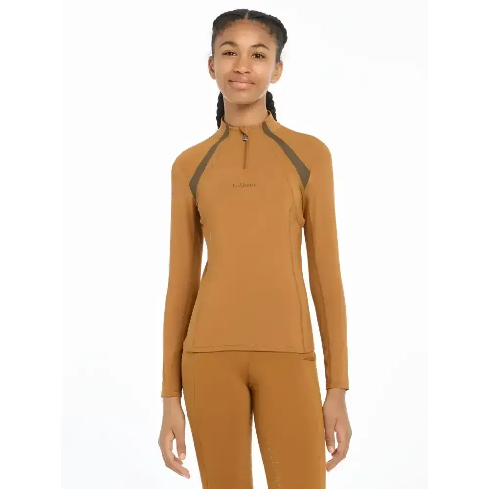 Lemieux Young Rider Mia Mesh Base Layer Ginger-Base Layers-Lemieux-7-8 years-Ginger-Horsey Shopping