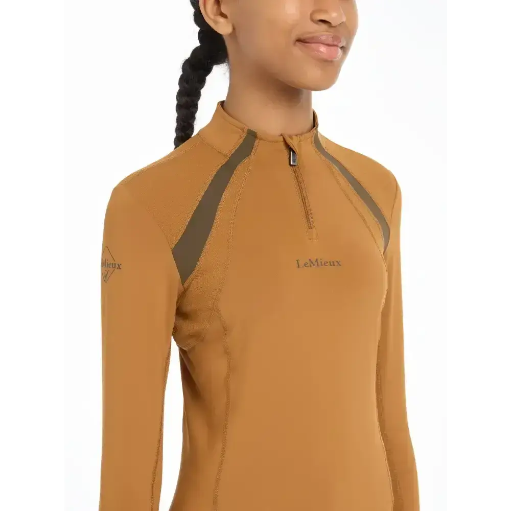 Lemieux Young Rider Mia Mesh Base Layer Ginger-Base Layers-Lemieux-7-8 years-Ginger-Horsey Shopping