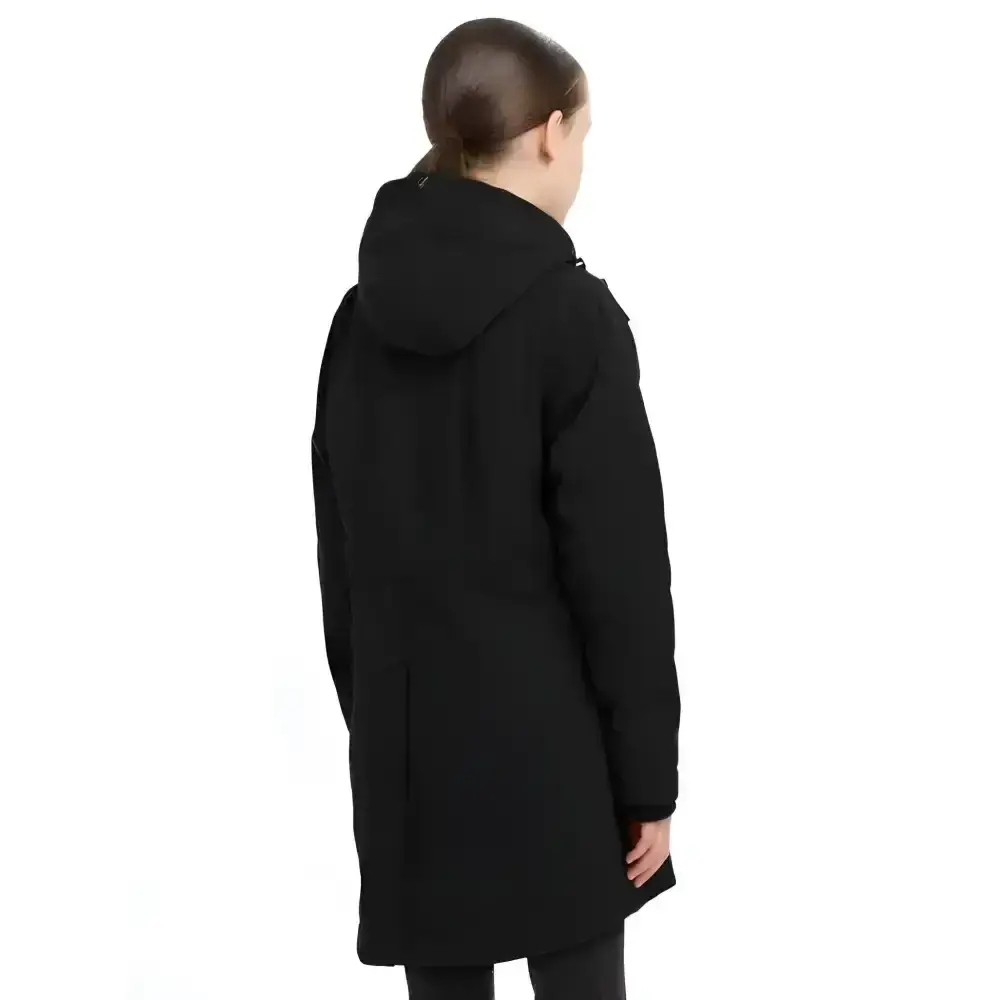 Lemieux Young Rider Skye Waterproof Coat Black-Outdoor Coats & Jackets-Lemieux-7-8 years-Black-Horsey Shopping