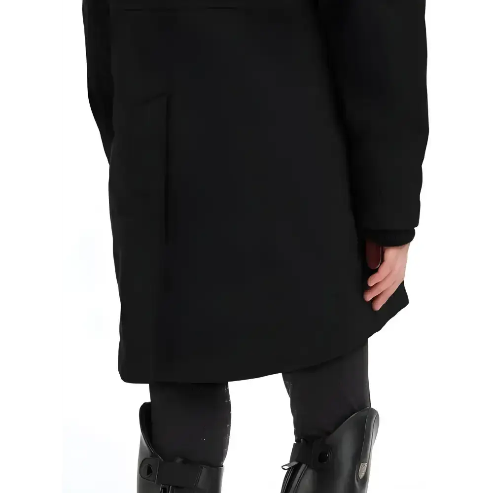 Lemieux Young Rider Skye Waterproof Coat Black-Outdoor Coats & Jackets-Lemieux-7-8 years-Black-Horsey Shopping