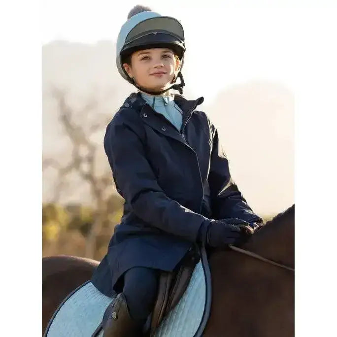 Lemieux Young Rider Skye Waterproof Coat Navy-Outdoor Coats & Jackets-Lemieux-7-8 years-Navy-Horsey Shopping