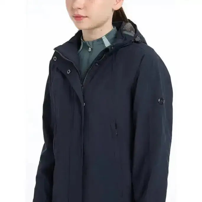 Lemieux Young Rider Skye Waterproof Coat Navy-Outdoor Coats & Jackets-Lemieux-7-8 years-Navy-Horsey Shopping