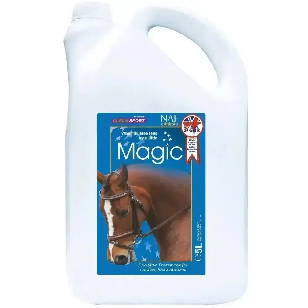 NAF Five Star Magic Liquid Five Star Liquid Calmer-Calmers For Horses-NAF-5 Litre-Horsey Shopping
