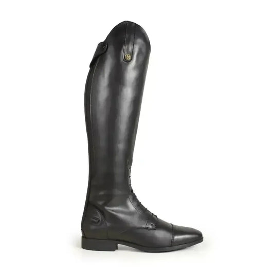 Brogini Albareto Easy-Care Field Boots-Long Riding Boots-Brogini Footwear-(4.5) 37 SLIM-Black-Horsey Shopping