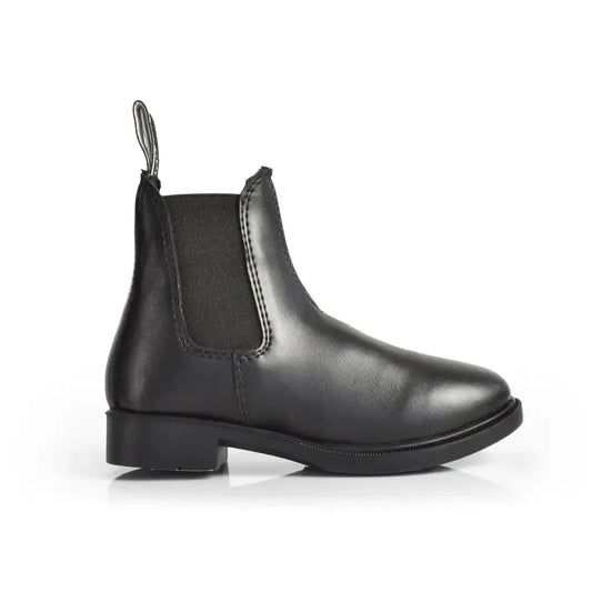 Brogini Boxwell Piccino Yr Boot Black-Short Riding Boots-Brogini Footwear-Black-28-Horsey Shopping