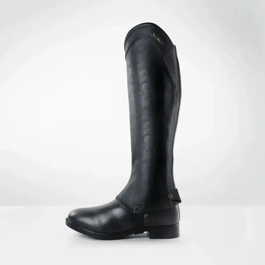 Brogini Marconia Easy-Care Gaiters Black-Chaps & Gaiters-Brogini Footwear-Large-Black-Horsey Shopping