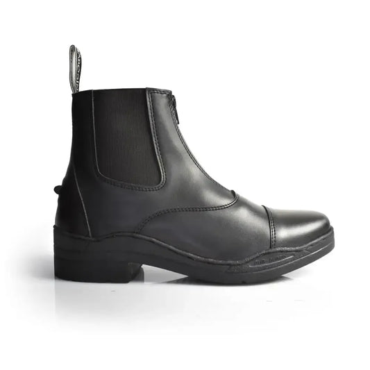 Brogini Mirfield Paddock Boot Black-Short Riding Boots-Brogini Footwear-SIZE 37 (4.5)-Black-Horsey Shopping
