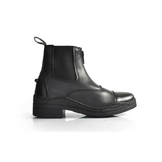 Brogini Mirfield Piccino Yr Boot Black-Short Riding Boots-Brogini Footwear-SIZE 31 (12.5)-Black-Horsey Shopping