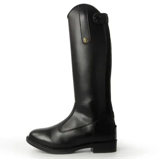 Brogini Modena Piccino Synthetic Long Black Junior Riding Boots-Long Riding Boots-Brogini Footwear-28-Horsey Shopping