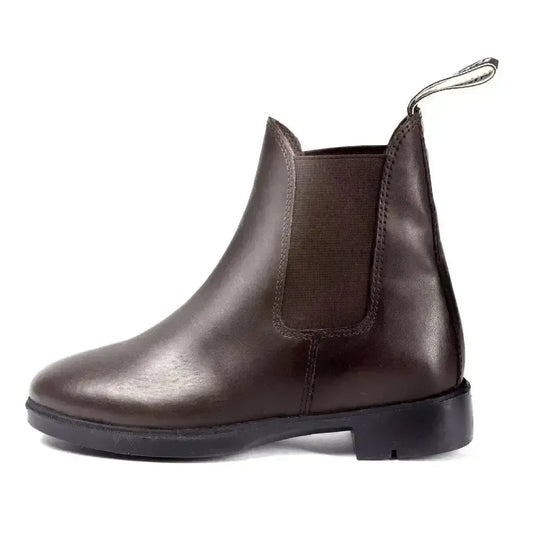 Brogini Pavia Piccino JBC Kids Jodphur Boots Brown-Short Riding Boots-Brogini Footwear-Brown-Size 28 - 9-Horsey Shopping