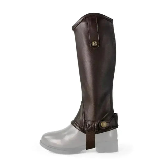 Brogini Treviso Riding Chaps Childs Gaiters-Chaps & Gaiters-Brogini Footwear-Black-6 Years-Horsey Shopping