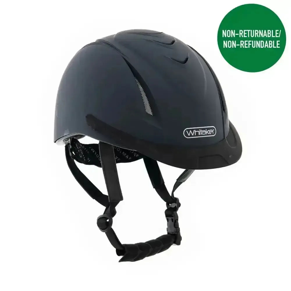 John Whitaker NRG Riding Helmet RH040 Adjustable Riding Hat-Adjustable Riding Hats-John Whitaker-Black-X Small (48-52CM)-Horsey Shopping