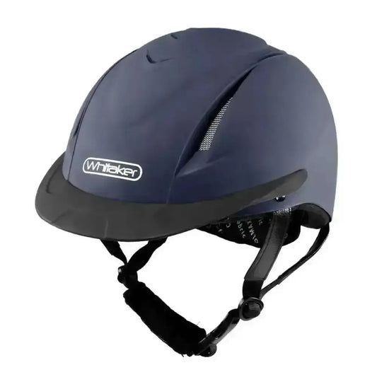 John Whitaker NRG Riding Helmet RH040 Adjustable Riding Hat-Adjustable Riding Hats-John Whitaker-Navy-X Small (48-52CM)-Horsey Shopping