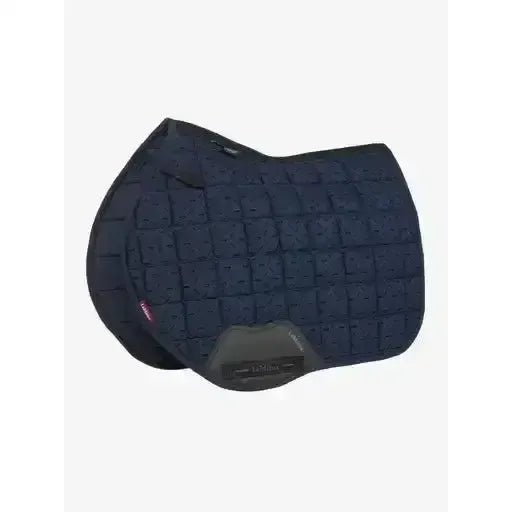 Lemieux 3D Mesh Self-Cool Eurojump Square Navy-Saddle Pads-Lemieux-Navy-Small/Medium-Horsey Shopping