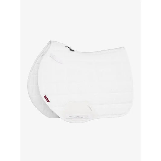 Lemieux 3D Mesh Self-Cool Eurojump Square White-Saddle Pads-Lemieux-White-Small/Medium-Horsey Shopping