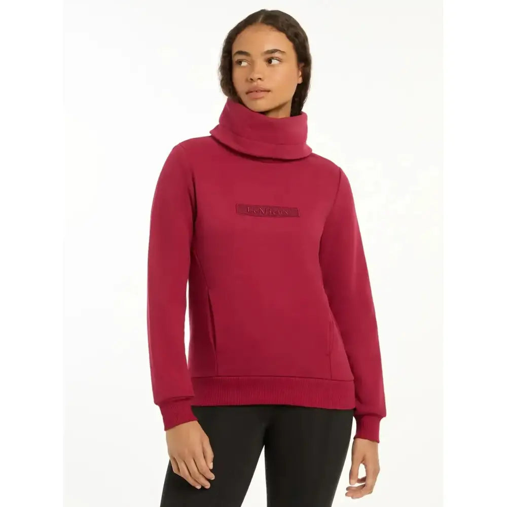 Lemieux Adele Funnel Neck Sweat Ember-Jumpers-Lemieux-UK 6-Ember-Horsey Shopping