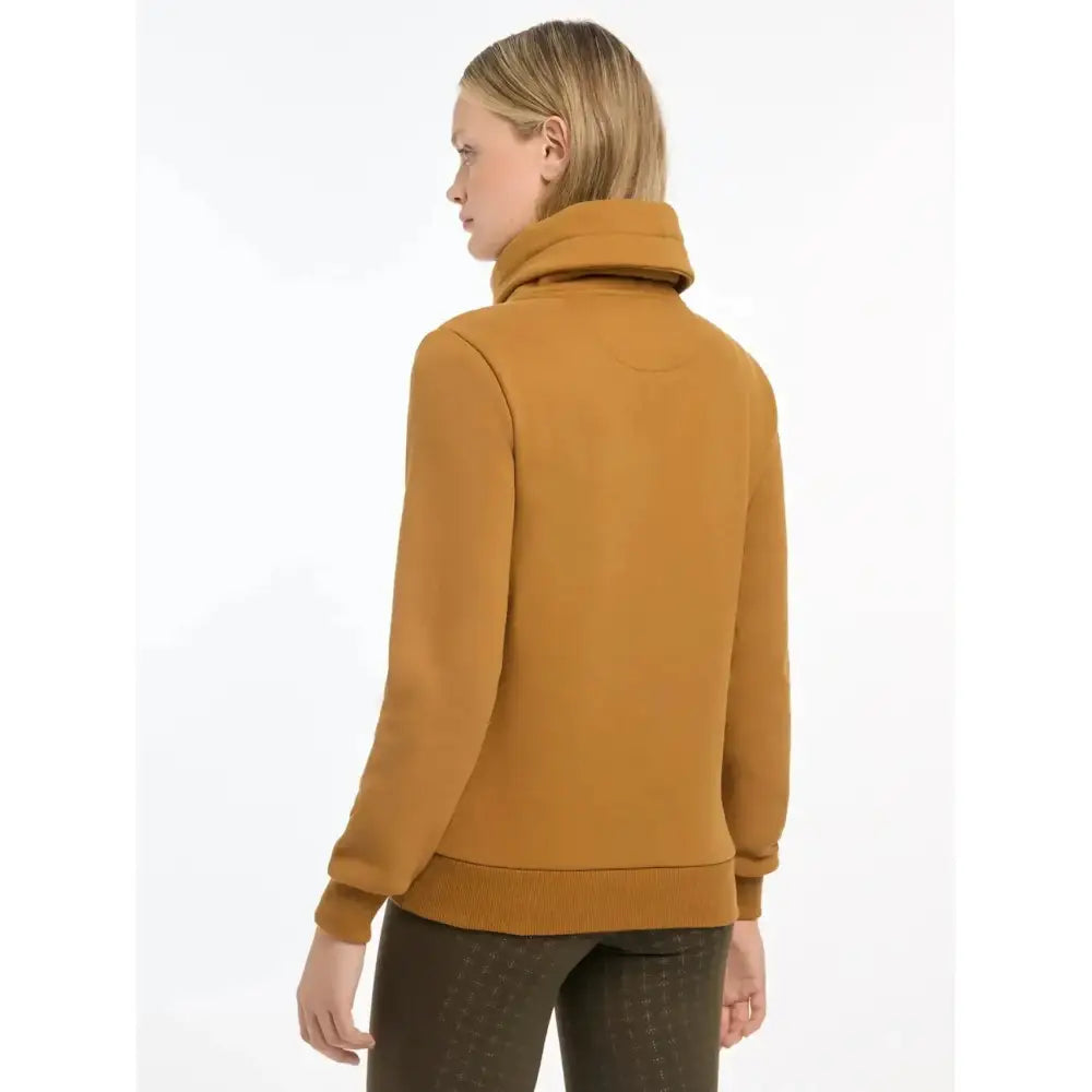 Lemieux Adele Funnel Neck Sweat Ginger-Jumpers-Lemieux-UK 6-Ginger-Horsey Shopping