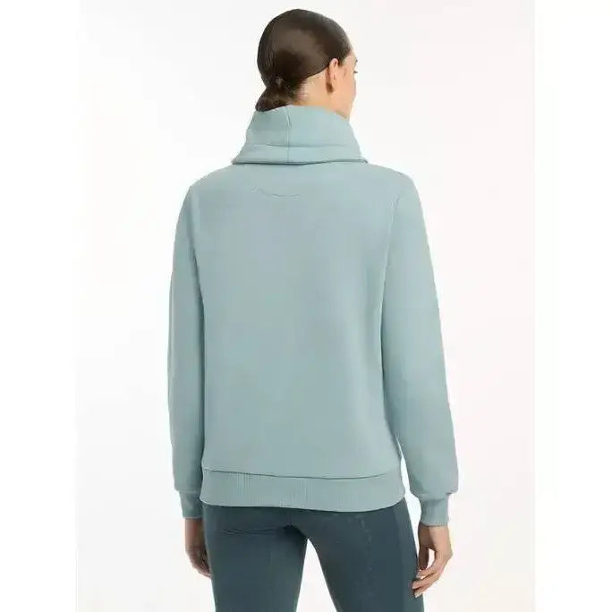 Lemieux Adele Funnel Neck Sweat Glacier-Jumpers-Lemieux-UK 6-Glacier-Horsey Shopping