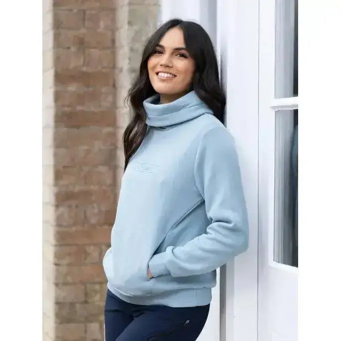 Lemieux Adele Funnel Neck Sweat Glacier-Jumpers-Lemieux-UK 6-Glacier-Horsey Shopping