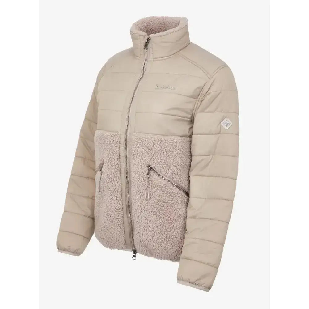 Lemieux Alissa Hybrid Fleece Ash-Fleece Tops-Lemieux-UK 6-Ash-Horsey Shopping