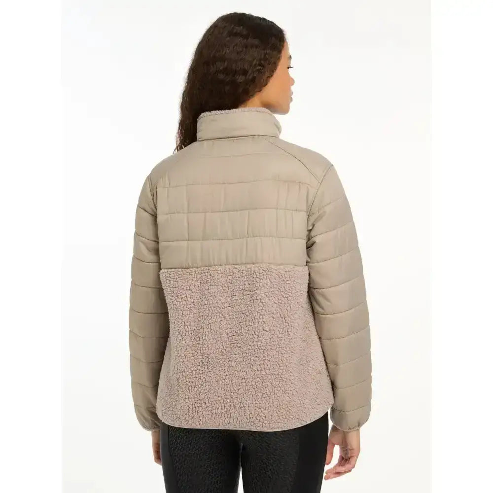 Lemieux Alissa Hybrid Fleece Ash-Fleece Tops-Lemieux-UK 6-Ash-Horsey Shopping