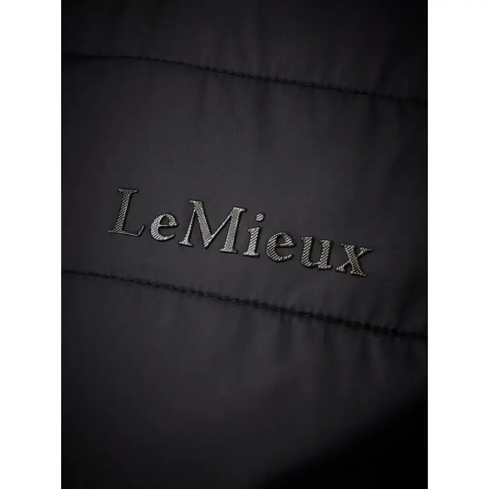 Lemieux Alissa Hybrid Fleece Black-Fleece Tops-Lemieux-UK 6-Black-Horsey Shopping