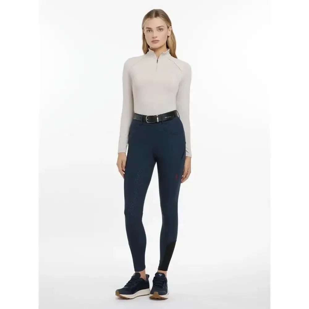 Lemieux Amy Breggings Navy-Riding Tights-Lemieux-Navy-UK 6-Horsey Shopping